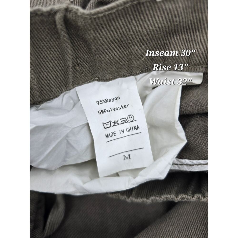 Amazon Double Pocket Cargo Drawstring Ankle Pants… - image 2